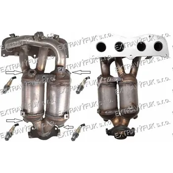 Výfukový systém Toyota Previa 2.4i 16V Montážní katalyzátor výfuku 1091652
