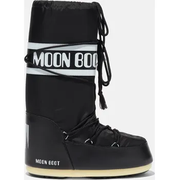 Chlapecká zimní obuv Dětské Zimní boty MOON BOOT MB ICON NYLON JR 80D1400440-N001-JR – Černá 23/26