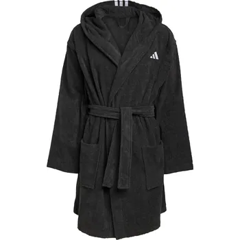 Dámské noční prádlo Župan ADIDAS BATHROBE HOODED JH3399 – Černá S