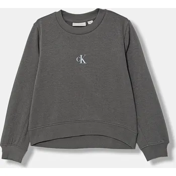 Chlapecké oblečení Dětská mikina Calvin Klein Jeans IG0IG02639.9BYA šedá 90X, vel. 152