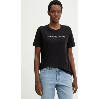 Pánské tričko Bavlněné tričko MICHAEL Michael Kors MR651QP97J černá 99X, vel. M