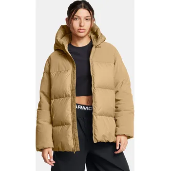 Dámská casual bunda Dámská bunda Under Armour LIMITLESS DOWN OS PUFF COR 1384654-263 Hnědá XS