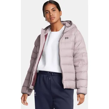 Dámská casual bunda Dámská bunda Under Armour LEGEND DOWN HOODED JACKET 1385852-015 Šedá SM