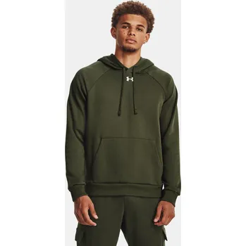 Pánská mikina Pánská mikina Under Armour UA Rival Fleece Hoodie 1379757-390 Zelená XL