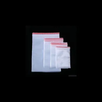 Sáček na potraviny Igelitový uzavíratelný sáček SLIM se zipem, balení 100 ks 30x40 cm