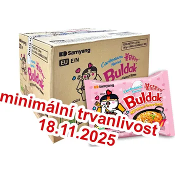 Samyang Buldak ramen Buldak Carbonara Ramen EXPIRACE 18.11.2025 - Celý karton 40ks