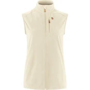 Dámská vesta vesta dámské FJÄLLRÄVEN Övik Lite Fleece Vest W Chalk White - M