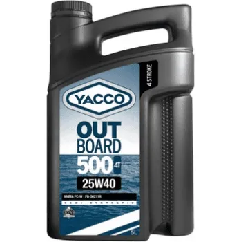 Autodíl Motorový olej YACCO Outboard 500 4T 25W-40, 2L
