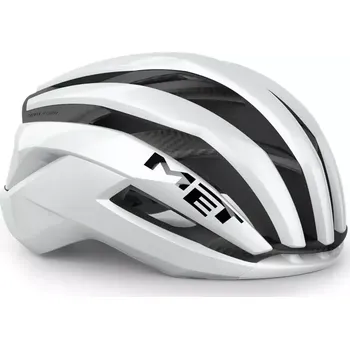 Cyklistická přilba MET - helma Trenta 3K Carbon bílá S (52-56)