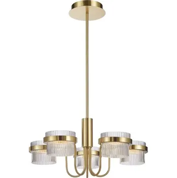 LED závěsné svítidlo 4405 lm 3000K zlatá ITALUX Tiara PND-77362-5-40W-GD