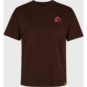Dámské Tričko s krátkým rukávem O'NEILL O'RIGINALS BACK PRINT T-SHIRT 1850232-17032 – Hnědá M