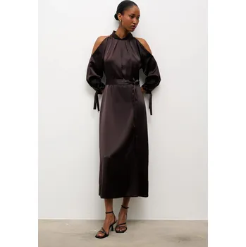 Dámské šaty Šaty Answear.LAB 57878.tok hnědá 88X, vel. XL