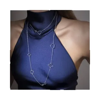 Náhrdelník Lilou Náhrdelník W0004 Stříbrná OS