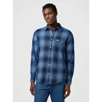 WRANGLER® PÁNSKÁ KOSTKOVANÁ KOŠILE S 1KAPSOU- DARK INDIGO XL