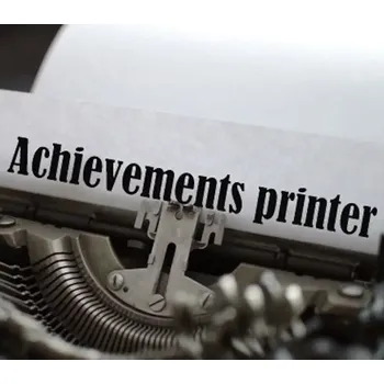 Počítačová hra Achievements printer