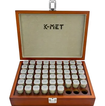 Válečkové měrky ocelové KINEX/K-MET - sada 1,0-5,0/0,1 mm, 41 ks (1047-13-005)