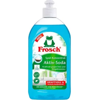 Frosch Prostředek na mytí nádobí aktivní Soda 500ml Prostředek na bázi sody účinně odstraňuje nečistoty