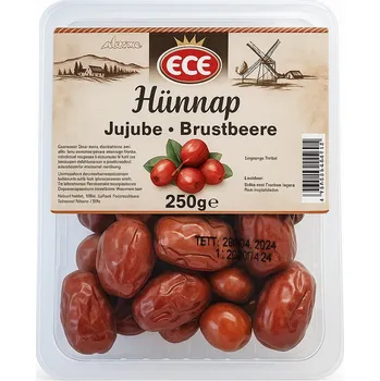 Sušená potravina ECE - Jujube (čínské datle), 250g