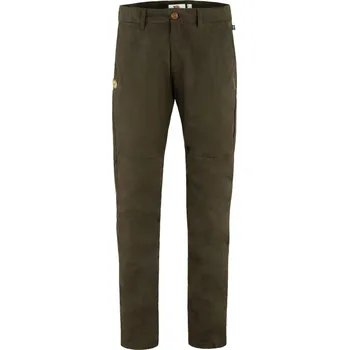 lovecké kalhoty pánské FJÄLLRÄVEN Sörmland Tapered Trousers M Dark Olive - 60