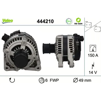 Autoelektrika Generátor VALEO 444210