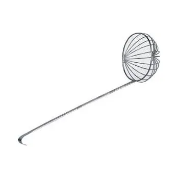 Naběračka Naběrák drátěný nerez leštěný drátěný pr.15 cm