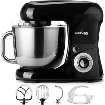 Kuchyňský robot PowerMix Black – kuchyňský robot 3200W se sadou nástavců, 6 rychlostí, černý