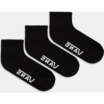 Pánské ponožky Ponožky Vans 3-pack VN000QBXBLK1 černá 99X, vel. 43/47