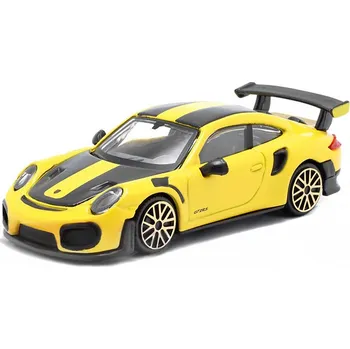 autíčko Porsche 911 GT2 RS 2018 žlutá - 1:43 Porsche 911 - kovový model