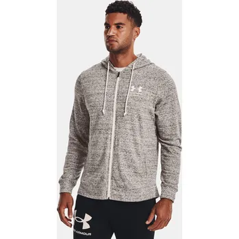 Pánská mikina Pánská mikina Under Armour UA Rival Terry LC FZ 1370409-112 Bílá MD
