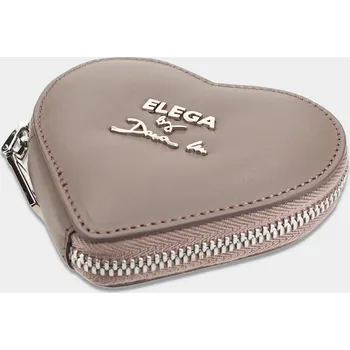 Peněženka na mince taupe/stříbro