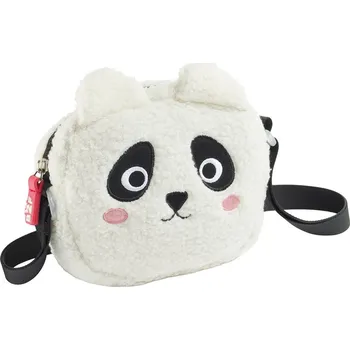 Penál Dětská kabelka Fluffy Love - Panda, sv. modrá