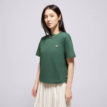 Pánské oblečení Dickies Tričko Oakport Boxy Ss Tee Zelená Xs
