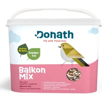 Krmivo pro ptáka Směs pro ptáky na balkony a terasy bez slupek Donath 5 kg