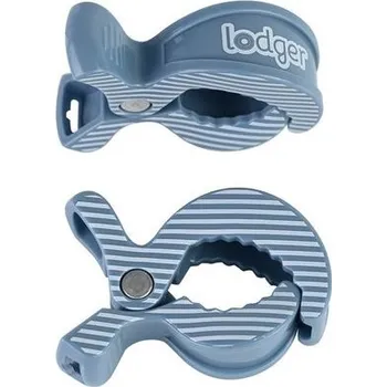 Držák na kočárek LODGER Swaddle Clip print 2balení Ocean-Stripe