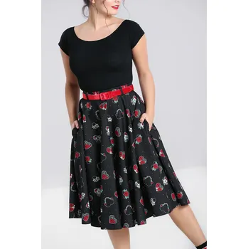 Dámská sukně Hell Bunny kolová sukně Petals Velikost: S (UK 10)