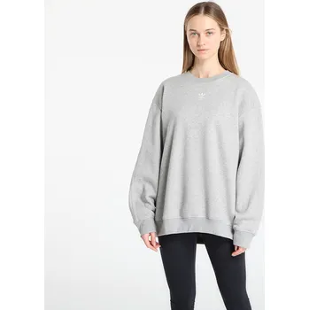 Pánská mikina Mikina adidas Ess Crew Fl Os Medium Grey Heather M
