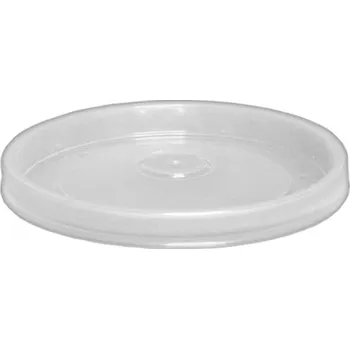Jednorázové nádobí Víčko PP na papírový kelímek na polévku 26-32oz, 117mm transparentní - 500 ks