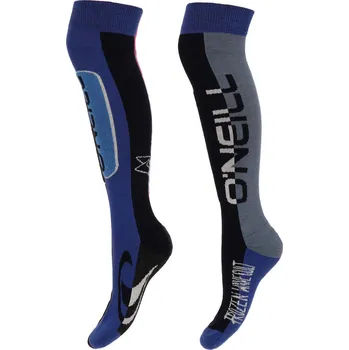 Pánské ponožky Ponožky O'NEILL U SKI SOCKS COLOURBLOCK LOGO 2PK 201061006-7002P – Multicolor 43-46