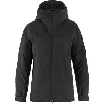 Dámská zateplená bunda FJÄLLRÄVEN Bergtagen 130 Insulation Jkt W Black-Deep Forest - XL