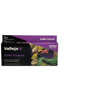 Modelářská barva Vallejo Game Color Aztec Dragons Set - 8x17 ml