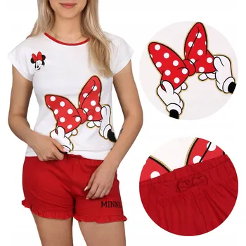 Dětská móda Pyžamo Minnie Mouse Disney s krátkým rukávem 134 cm