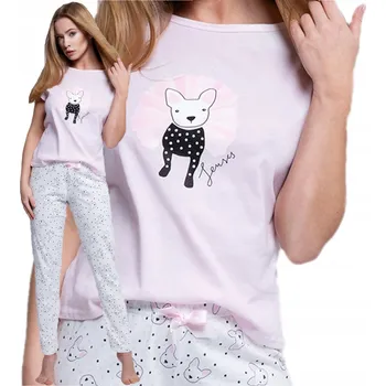 Dámské pyžamo Sensis dámské pyžamo bavlna růžové velikost XL