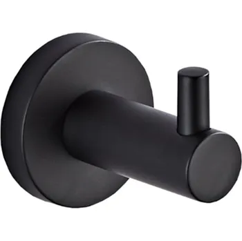 Držák na ručník CERANO Nástěnný věšák na ručníky Lineo černá mat CER-479527