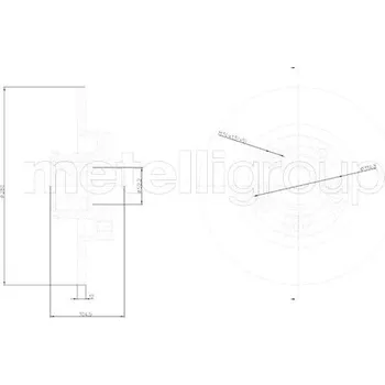 Brzdový kotouč Brzdový kotouč METELLI 23-1798
