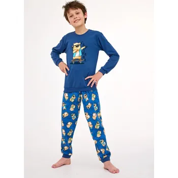 Dětská móda Klučičí pyžamo Cornette 177 Kapybara modré Velikost: 146-152