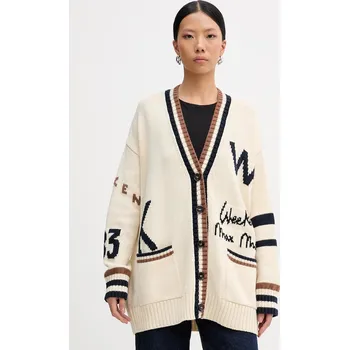 Dámský svetr Kardigan Weekend Max Mara BLASONE 2615341061600 béžová 01X, vel. M