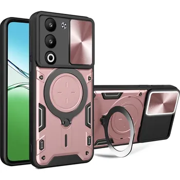 Pouzdro na mobilní telefon Pouzdro Techsuit CamGuard Pro pro Oppo A5 4G A5 5G růžově zlaté