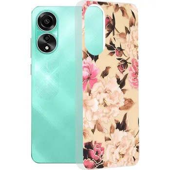 Pouzdro na mobilní telefon Techsuit Marble Series pouzdro Oppo A78 4G Mary Berry Nude