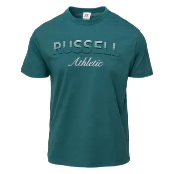 Pánské tričko Pánské Tričko s krátkým rukávem RUSSELL ATHLETIC A25-036-2 M000285109 – Zelená M