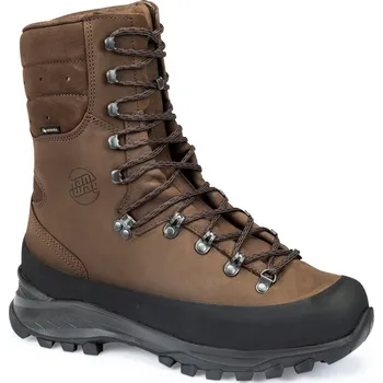 Pánská sportovní obuv trekové boty pánské HANWAG Brenner Pro Wide GTX Brown/Asphalt - 48,5